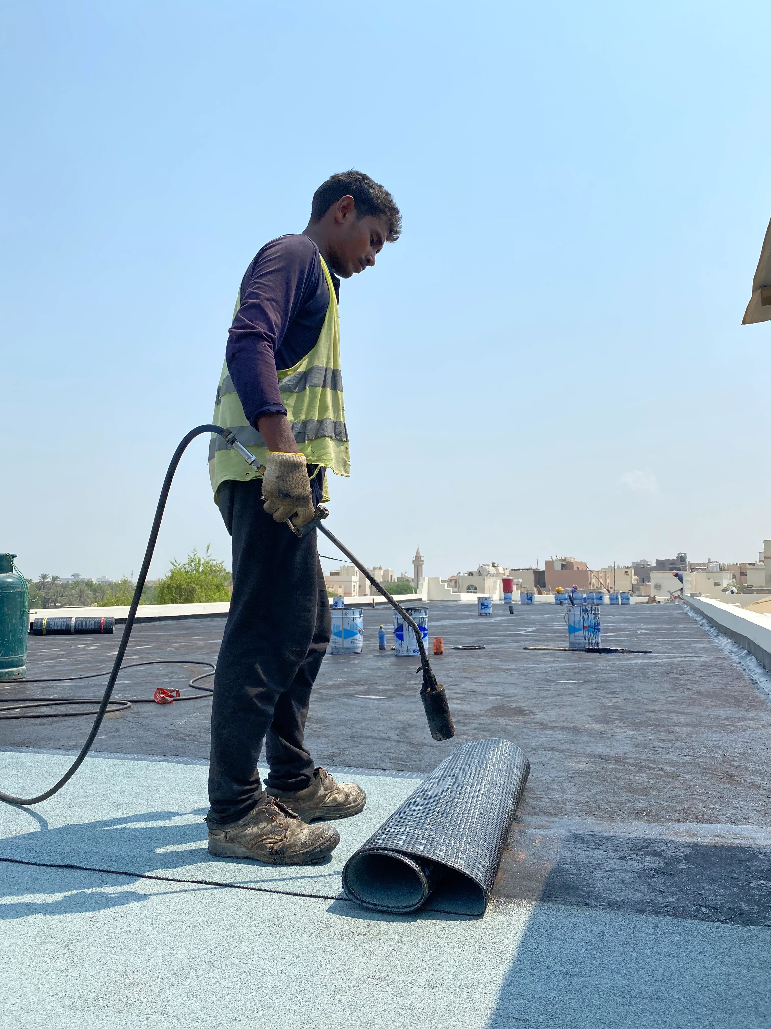 أسطح المباني العادية